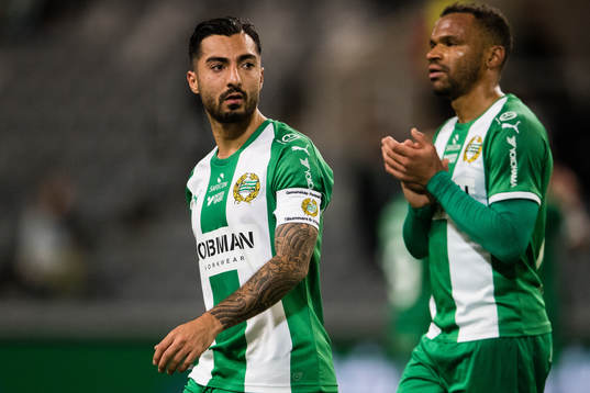 Hammarbys Jiloan Hamad och Serge-Junior Martinsson Ngouali