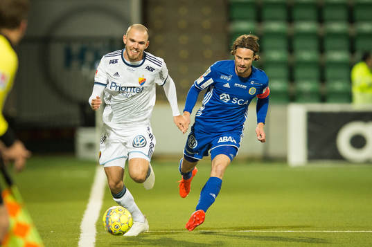 Djurgårdens Marcus Danielson och  Linus Hallenius