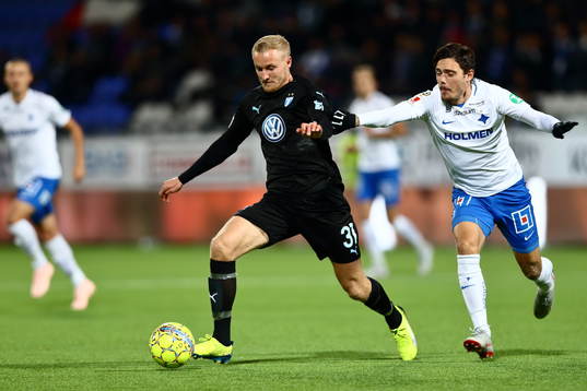 Malmö FFs Franz Brorsson Norrköpings David Moberg Karlsson