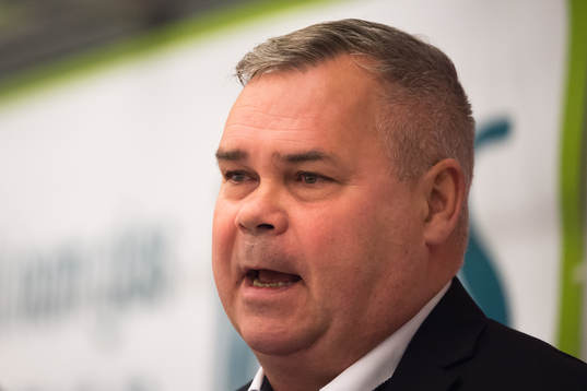 Vita Hästens tränare Leif Strömberg
