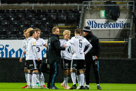 Birger Meling of Rosenborg with an injury