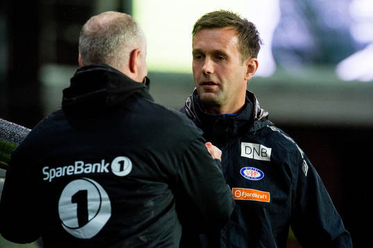 Rini Coolen, head coach of Rosenborg, and Ronny Deila, head