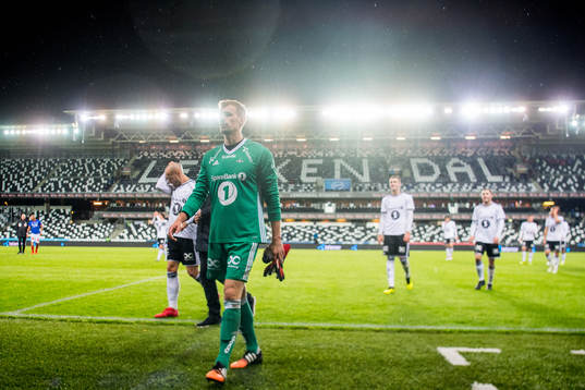 Goalkeeper André Hansen of Rosenborg