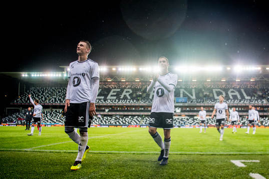 Besim Serbecic and Djordje Denic of Rosenborg