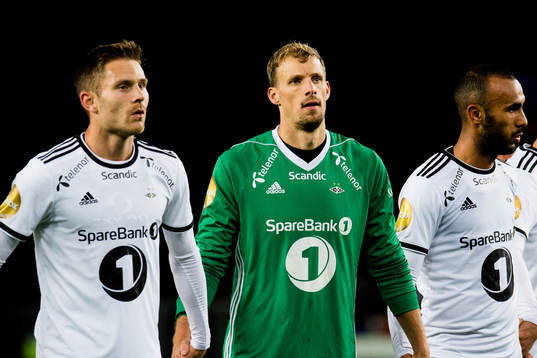 Goalkeeper André Hansen of Rosenborg