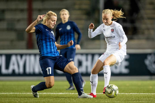 Rjazans Elena Morozova och Rosengårds Ebba Wieder