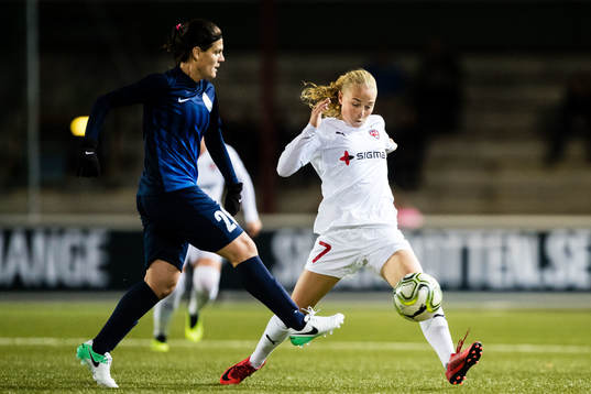 Rjazans Anna Sinyutina och Rosengårds Ebba Wieder