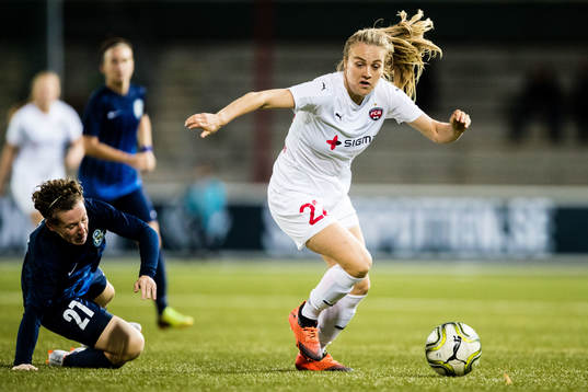 Rjazans Liubov Kipyatkova och Rosengårds Fiona Brown
