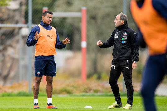 Wanderson Do Carmo och tränare Per-Ola Ljung