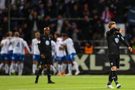 Malmö FFs spelare deppar