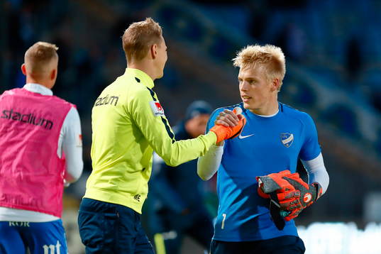 Norrköpings målvakt Isak Pettersson