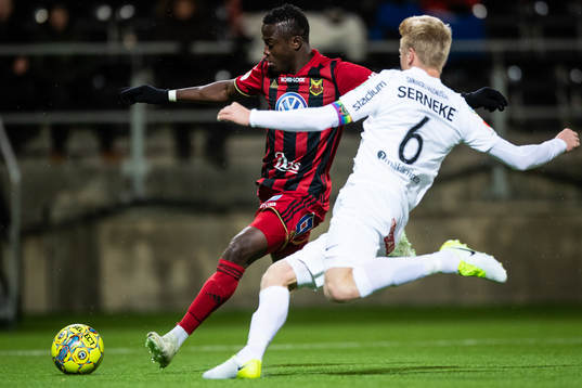 Östersunds Patrick Kpozo och Brommapojkarnas Gustav