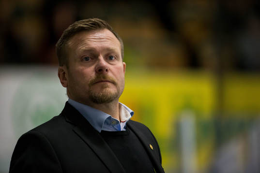 Björklövens tränare Joakim Fagervall