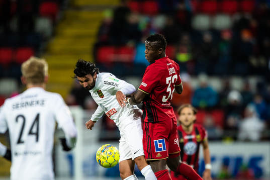 Brommapojkarnas Alexander Nilsson och Östersunds Patrick