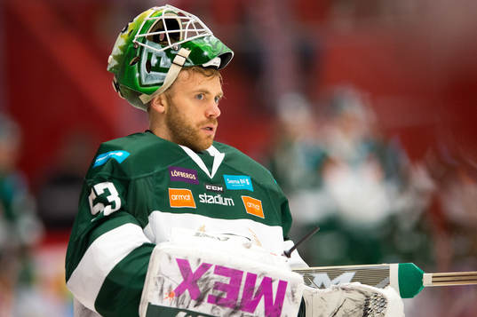 Färjestads målvakt Markus Svensson