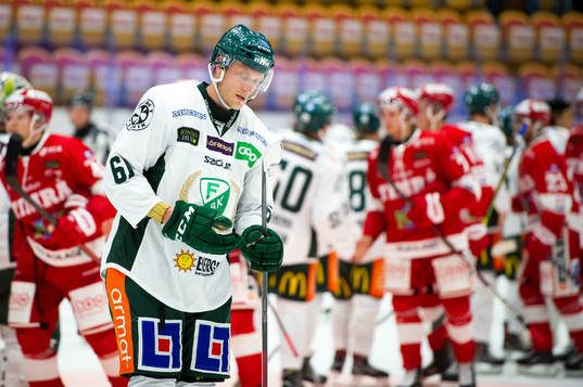 Färjestads Johan Ryno deppar