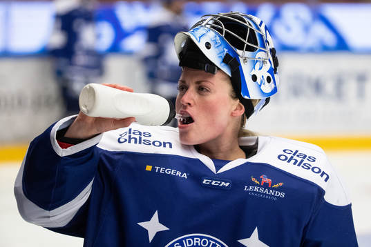 Leksands målvakt Julia Åberg