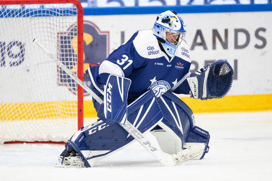 Leksands målvakt Julia Åberg