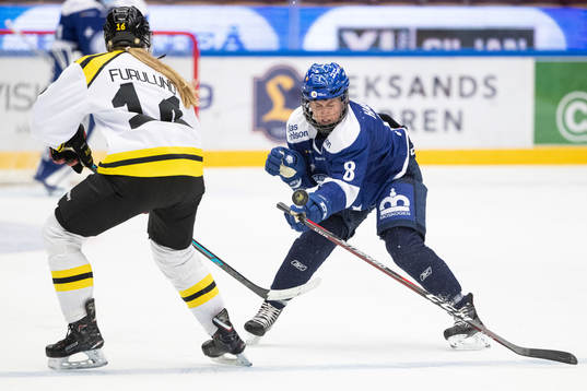 Brynäs Andrine Furulund och Leksands Samantha Hanson