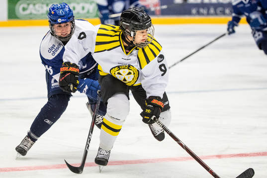 Leksands Samantha Hanson och Brynäs Cassandra Vilgrain