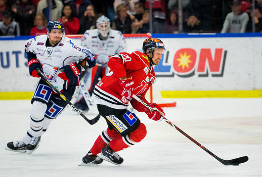 Linköpings Mattias Bäckman och Örebros Marcus Weinstock