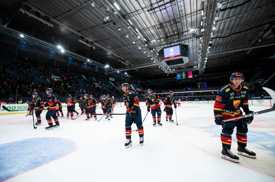 Djurgårdens spelare tackar publiken