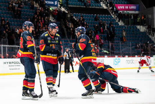 Djurgårdens spelare jublar