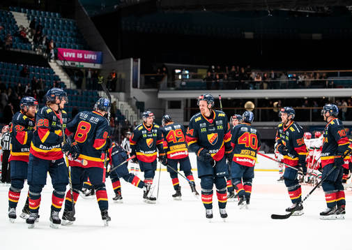 Djurgårdens spelare jublar