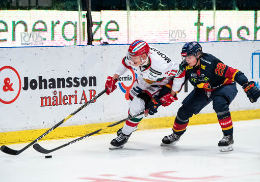 Moras Marek Daloga i kamp om pucken med Djurgårdens
