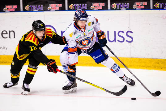 Växjös Dominik Bokk och Brynäs Samuel Asklöf
