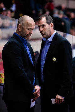 Brynäs tränare Tommy Sjödin och assisterande tränare