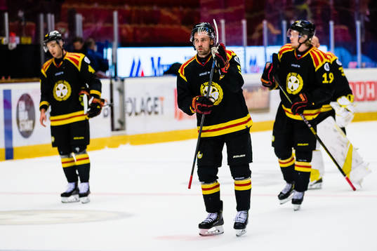Brynäs Lukas Kilström deppar med Ludvig Nilsson