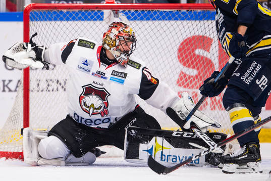 Malmö Redhawks målvakt Cristopher Nilstorp