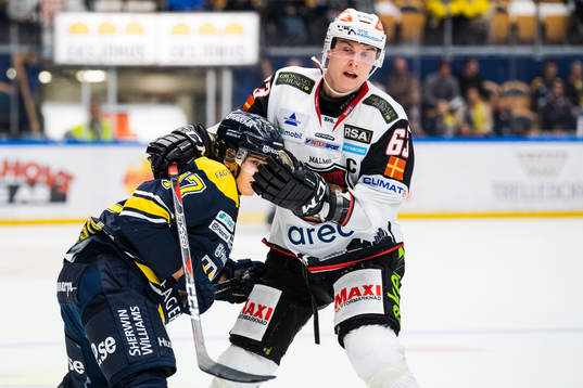 s Isac Brännström och Malmö Redhawks Fredrik Händemark