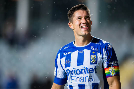 IFK Göteborgs lagkapten David Boo Wiklander deppar