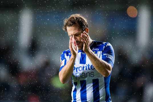 IFK Göteborgs Tobias Hysén deppar