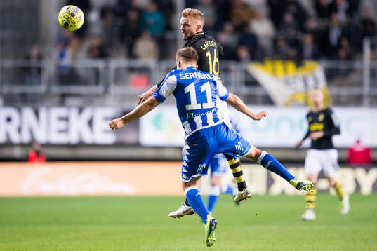 s Sebastian Larsson och IFK Göteborgs Amin Affane