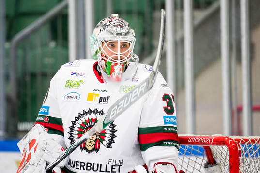 Frölundas målvakt Johan Gustafsson