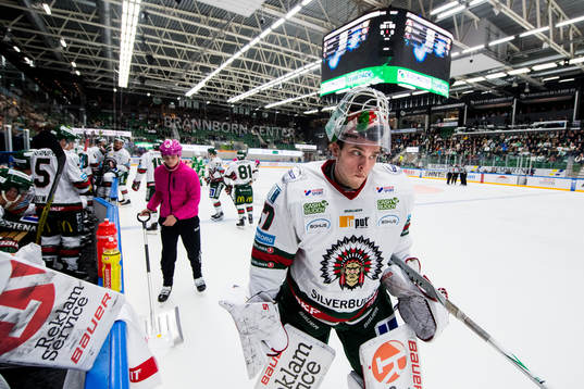 Frölundas målvakt Johan Gustafsson
