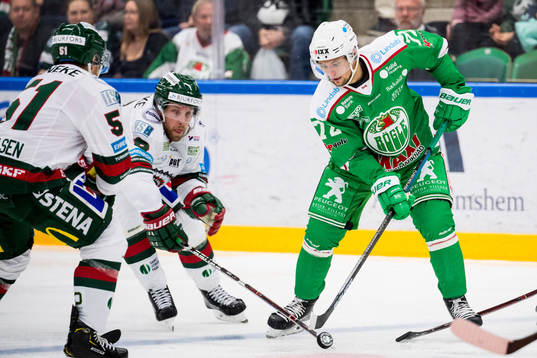 Rögles Daniel Zaar och Frölundas Viktor Ekbom