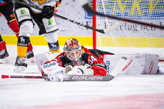 Luleås målvakt Joel Lassinatti