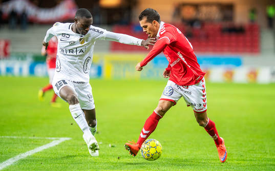 Kalmars Hiago Ramiro och Häckens Elohor Ekpolo