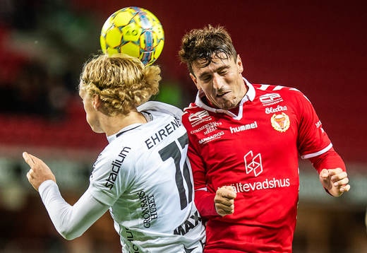 Kalmars Erton Fejzullahu och Häckens Gustav Berggren