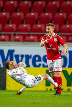 Kalmars Victor Agardius och Häckens Viktor Lundberg