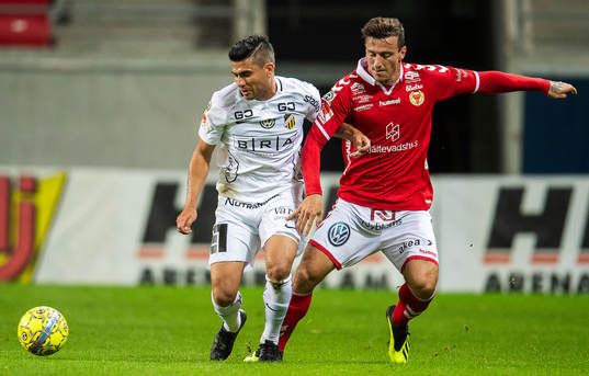 Kalmars Erton Fejzullahu och Häckens Paulinho