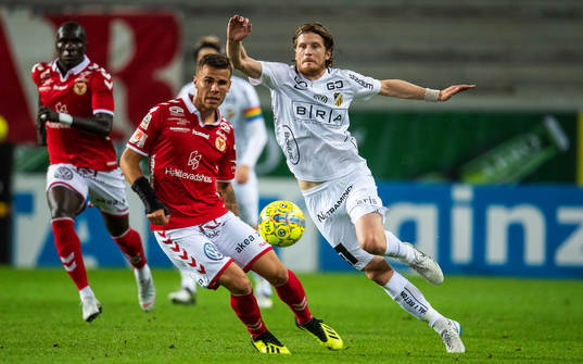 Kalmars Herman Hallberg och Häckens Erik Friberg