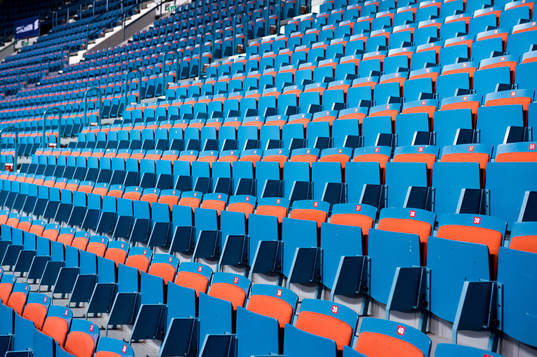 Interiör av Hovet innan ishockeymatchen i SDHL mellan