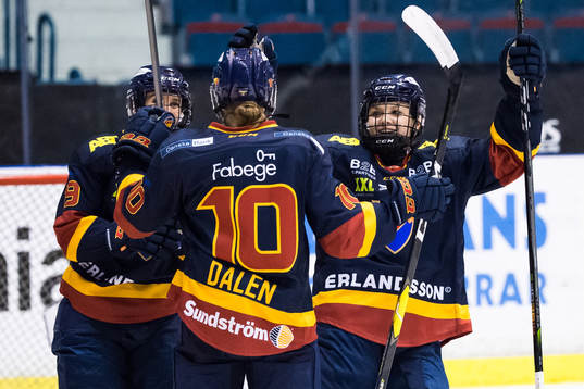 Djurgårdens Andrea Dalen jublar