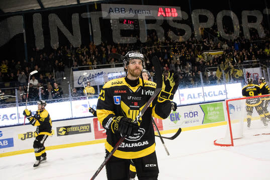 Västerås Kenny Källström jublar