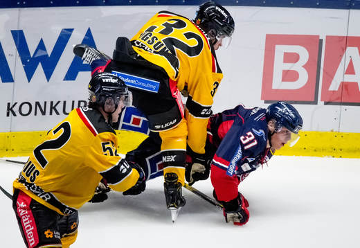 Linköpings Olle Lycksele och Luleås  Oscar Engsund